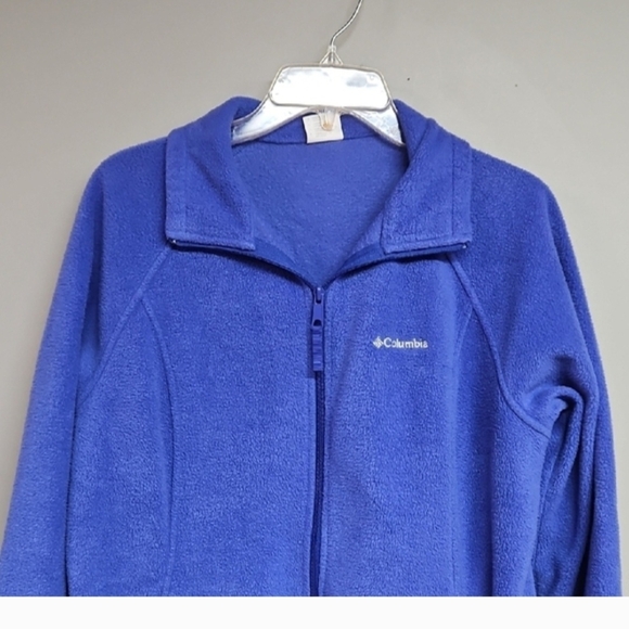Columbia Women's Large Royal Blue Fleece Jacket - Picture 2 of 5
